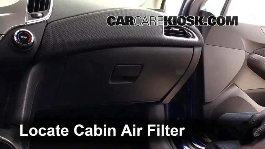 2016 Chevrolet Cruze LT 1.4L 4 Cyl. Turbo Air Filter (Cabin) Replace